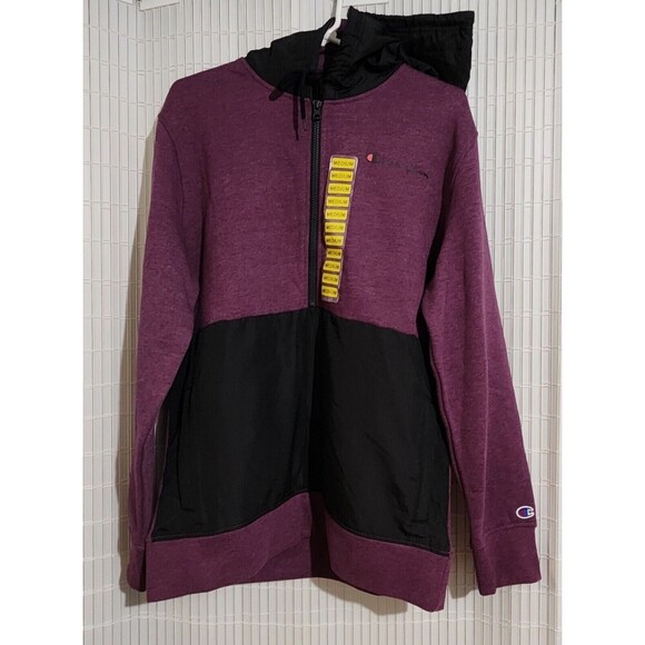 Champion Hoodie Jacket for Men size Medium Color Plum Athletic - Picture 2 of 11